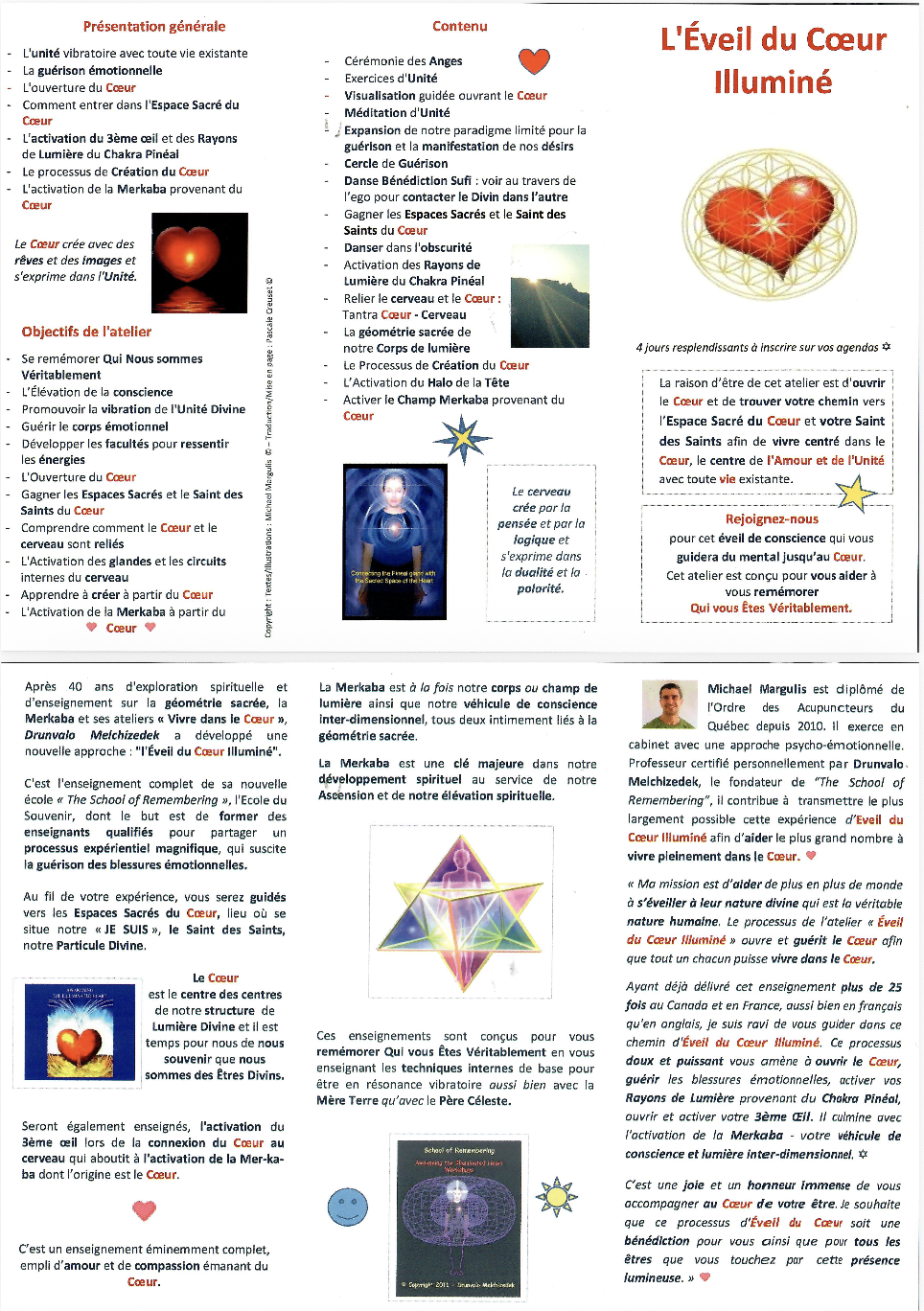 Dépliant stage